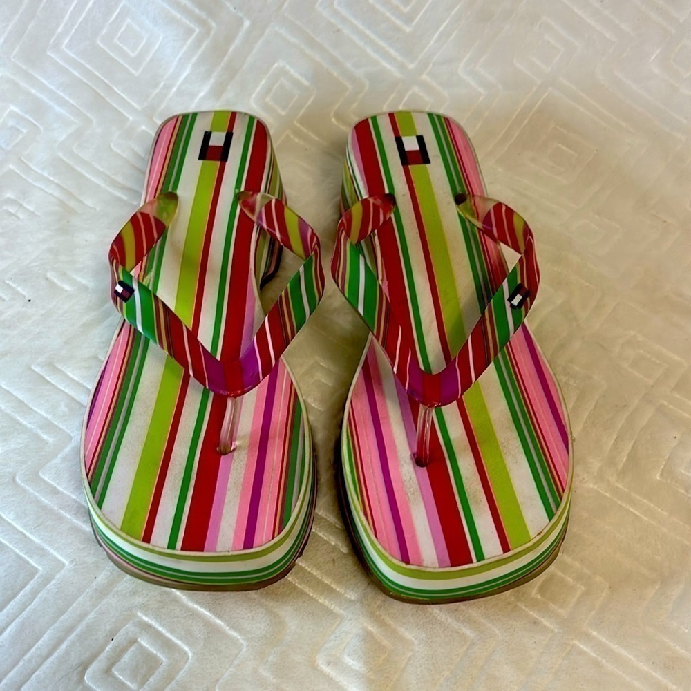 Tommy Hilfiger Colourful sandals size 11 medium